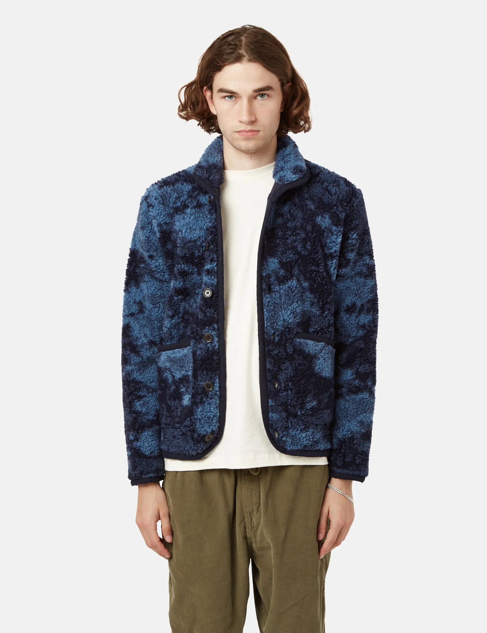 Universal Works Lancaster Jacket - Blue sold by Article London product image thumbnail 4