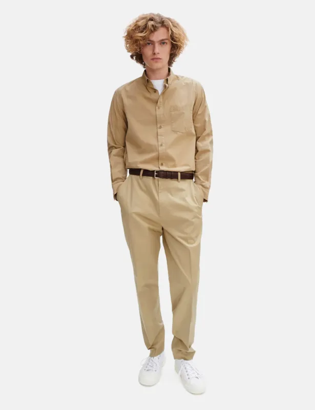 A.P.C. Edouard Shirt (Cotton) - Beige sold by Article London