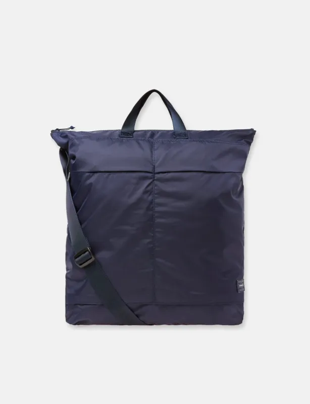 Porter Yoshida & Co Flex 2-Way Helmet Bag - Navy Blue sold by Article London