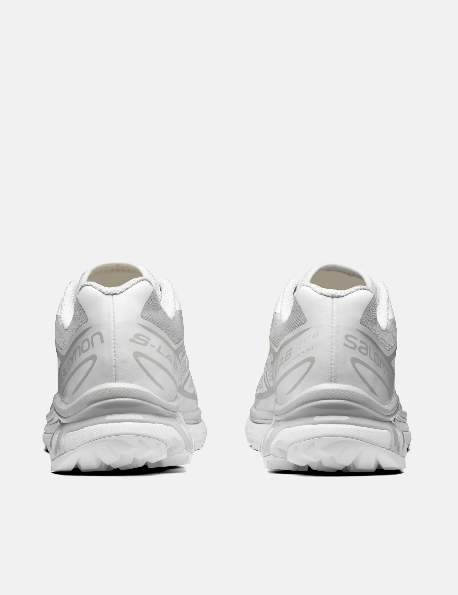 Womens Salomon XT-6 Trainers - White/White/Lunar Rock sold by Article London product image thumbnail 4