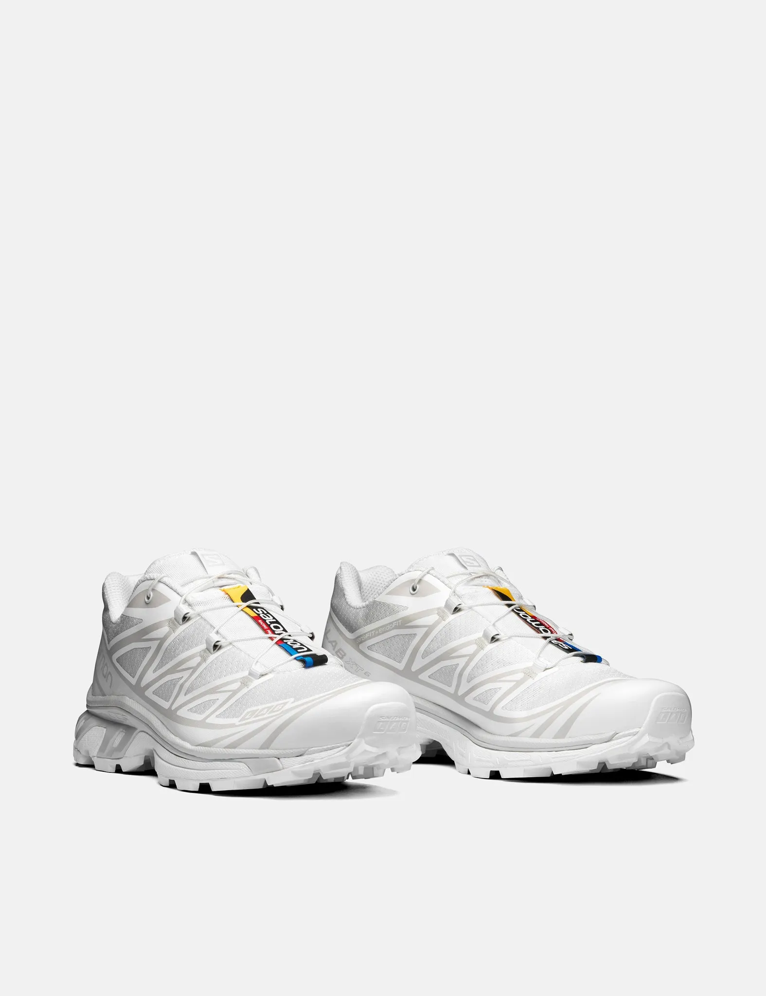 Womens Salomon XT-6 Trainers - White/White/Lunar Rock sold by Article London product image thumbnail 2