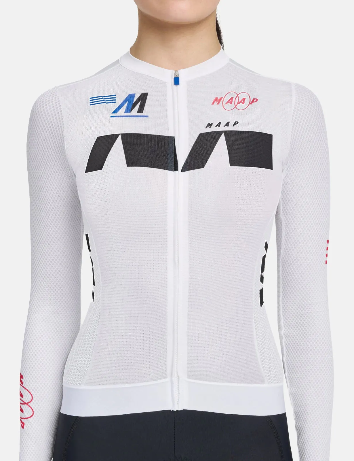 MAAP Womens Trace Pro Air Long Sleeve Jersey - White sold by Article London product image thumbnail 2
