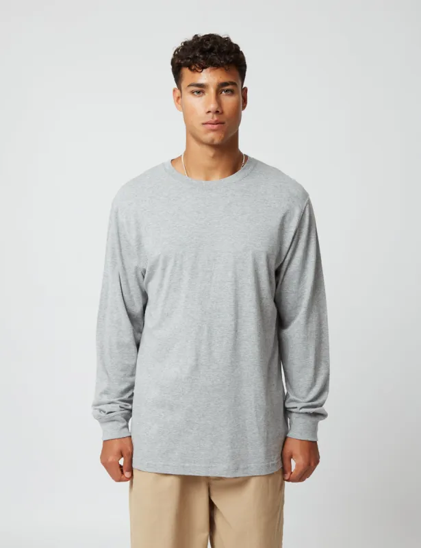 Bhode Long Sleeve T-Shirt (Organic/Canada Origin, 9oz) - Archive Grey sold by Article London