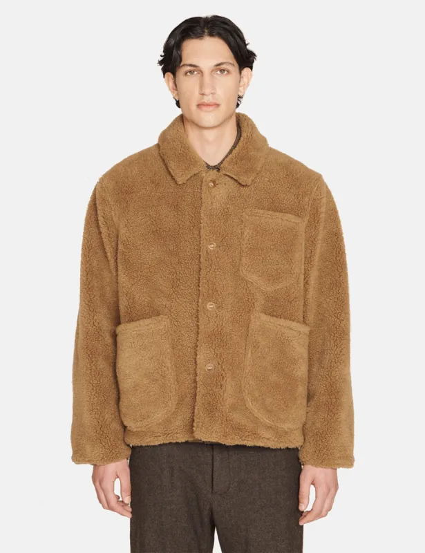 YMC Labour Chore Jacket - Camel sold by Article London