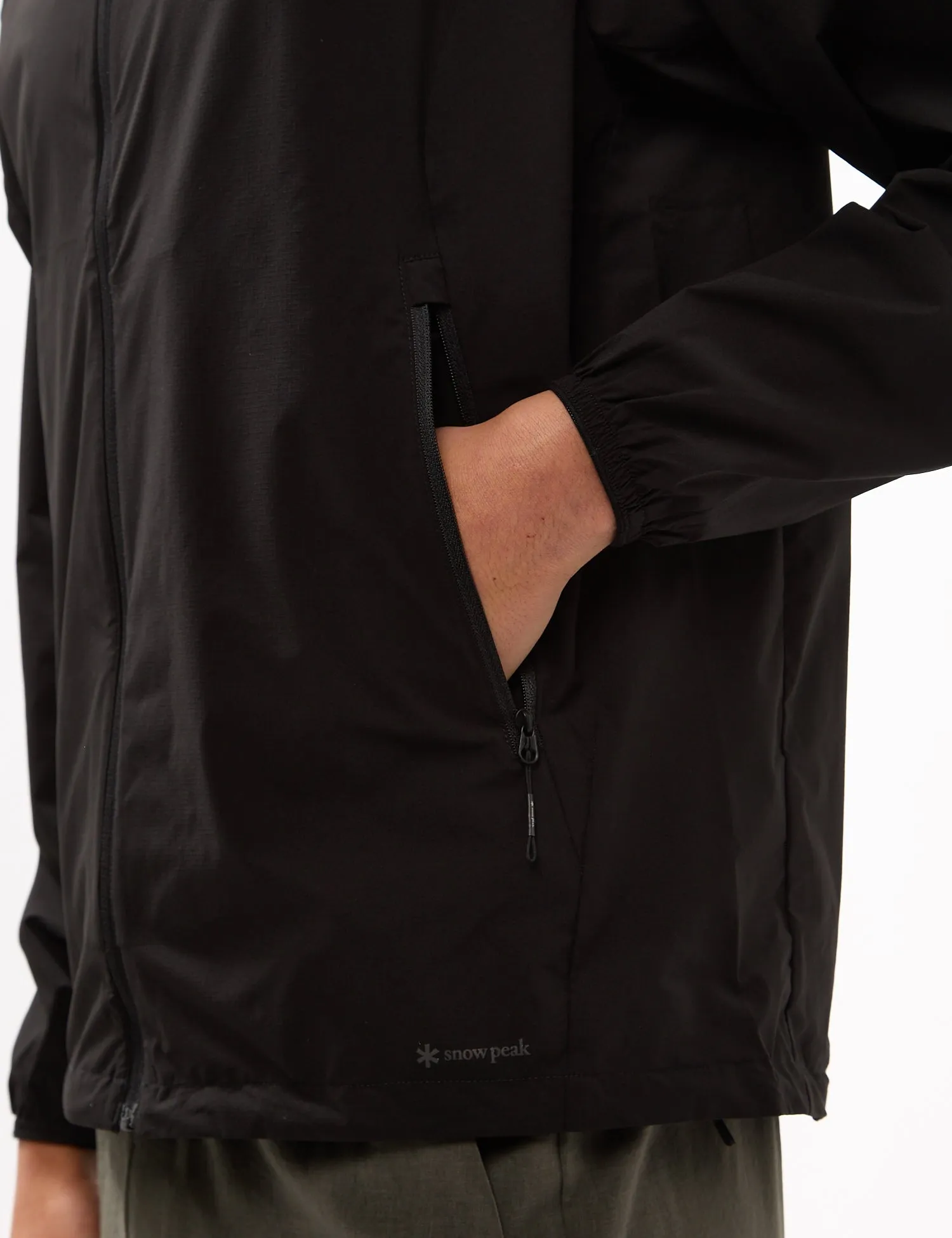 Snow Peak Stretch Packable Jacket - Black sold by Article London product image thumbnail 2