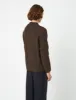 Universal Works Cardigan (Wool Fleece) - Brown sold by Article London
