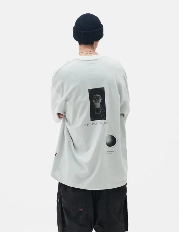 GOOPiMADE "K501-RT" New Order Graphic T-Shirt - Ash White sold by Article London