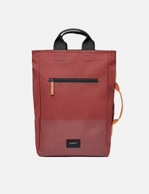Sandqvist Tony Tote Backpack (Vegan) - Autumn Leaf/Orange sold by Article London