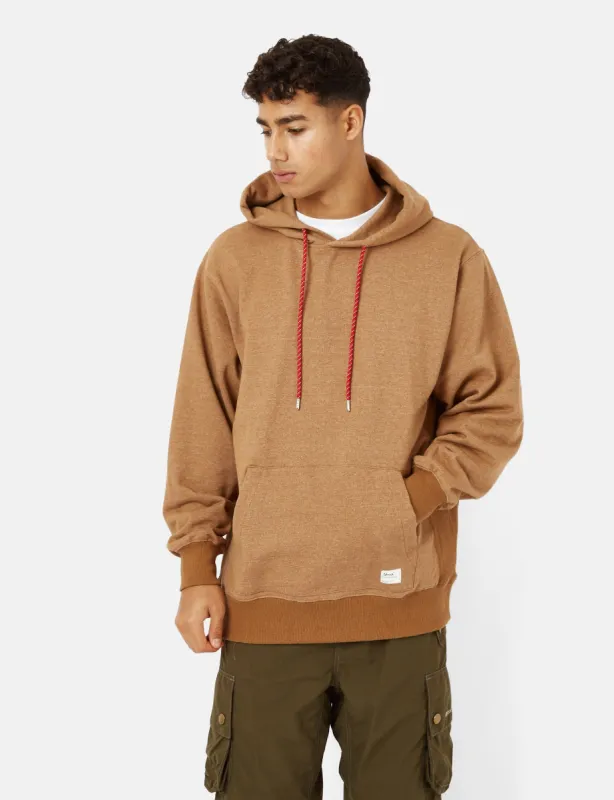 Nanga Eco Hybrid Sweat Hoodie - Camel Brown sold by Article London