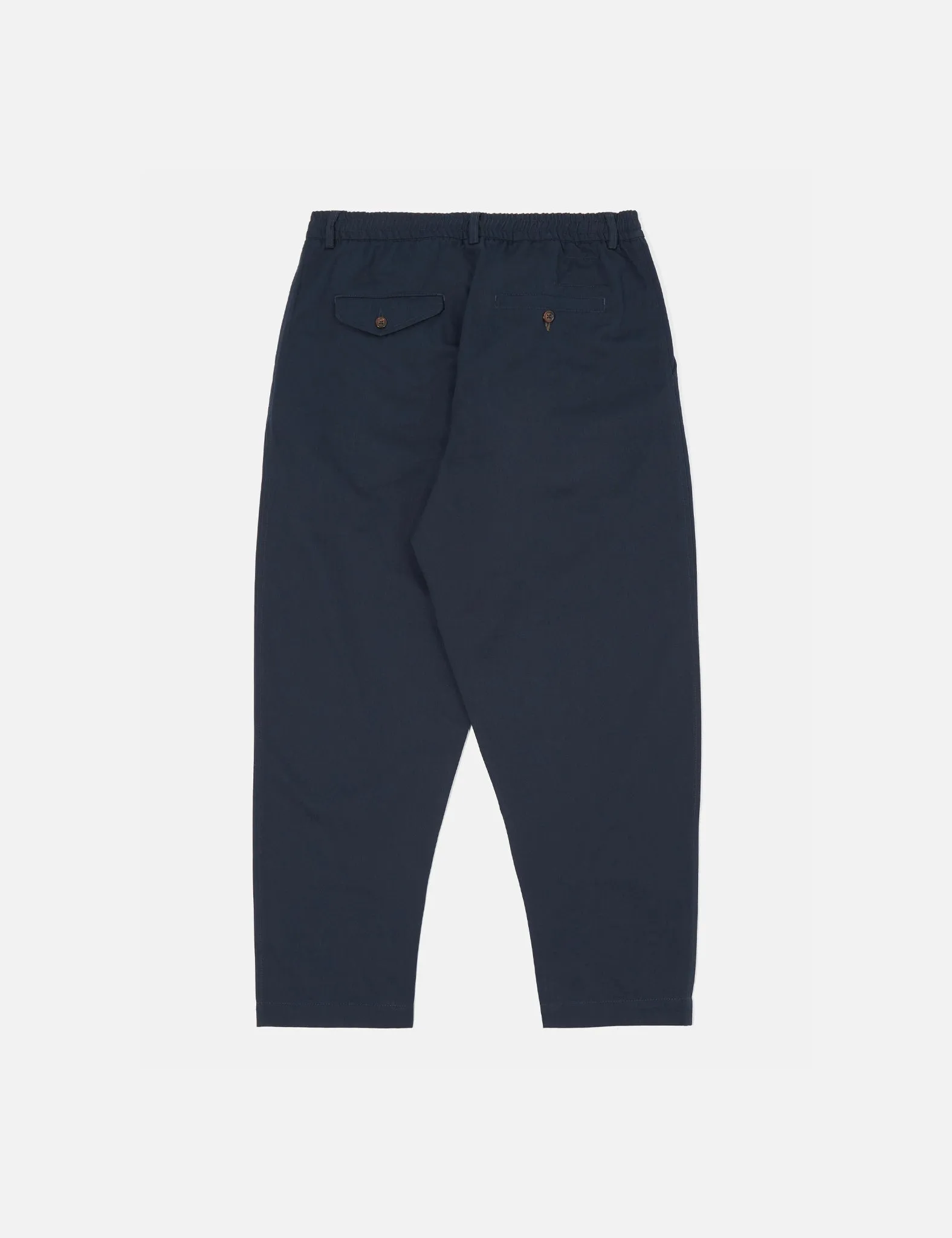 Universal Works Pleated Track Pant (Twill) - Navy Blue sold by Article London product image thumbnail 5