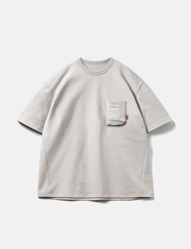 GOOPiMADE “TYPE-X” 3D Pocket T-Shirt - Cream sold by Article London