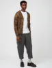Beams Plus 2 Pleat Flannel Trousers - Grey sold by Article London