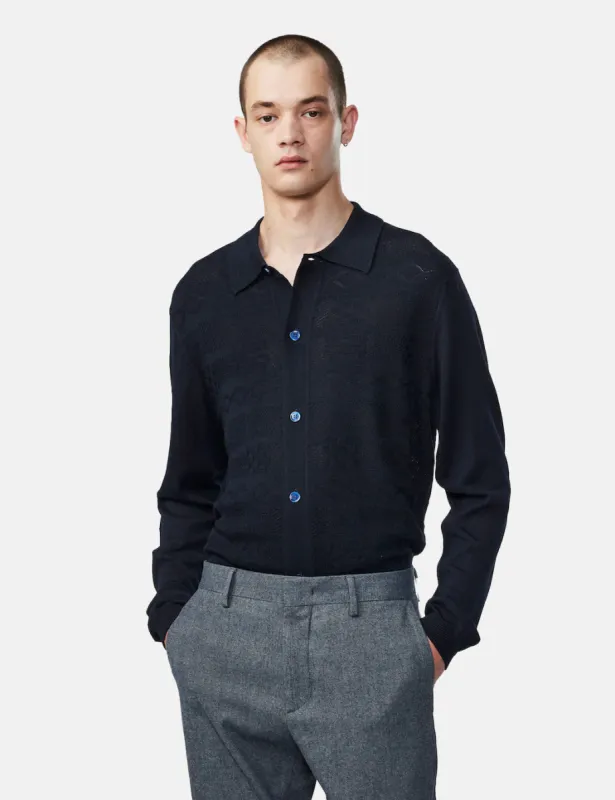 NN07 Thor Polo Shirt - Navy Blue sold by Article London