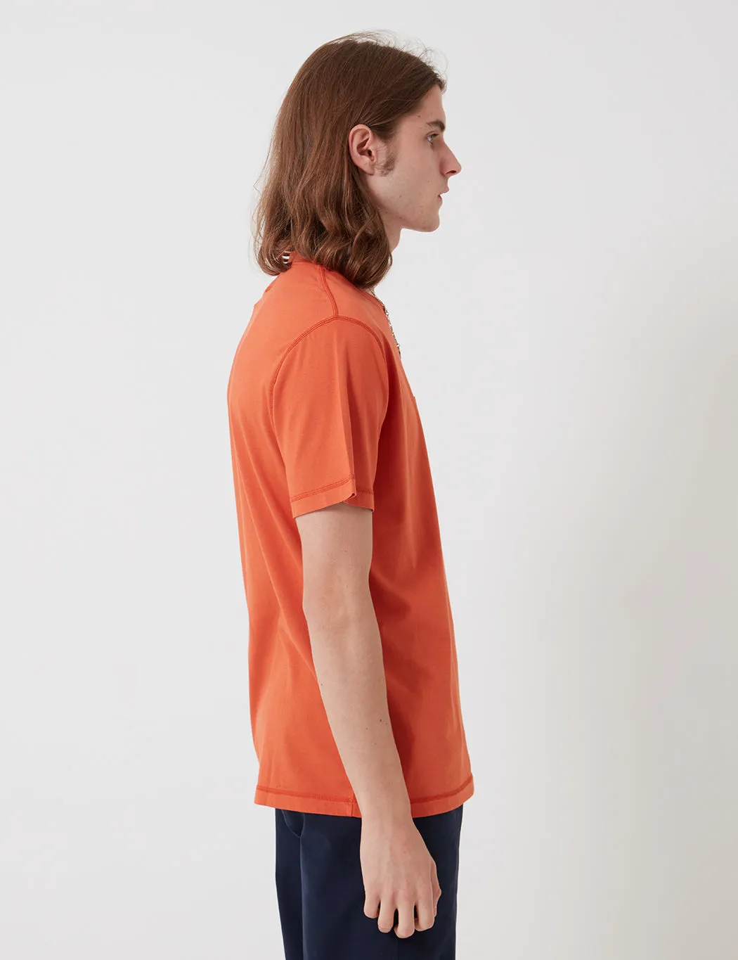Bhode Besuto T-Shirt (Organic Cotton) - Rust sold by Article London product image thumbnail 5