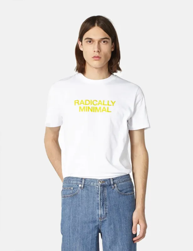 A.P.C. Radically Minimal T-Shirt - White made by A.P.C.