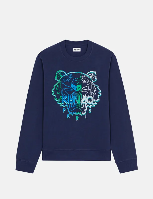 Kenzo Original Seasonal 2 Sweatshirt - Navy Blue sold by Article London
