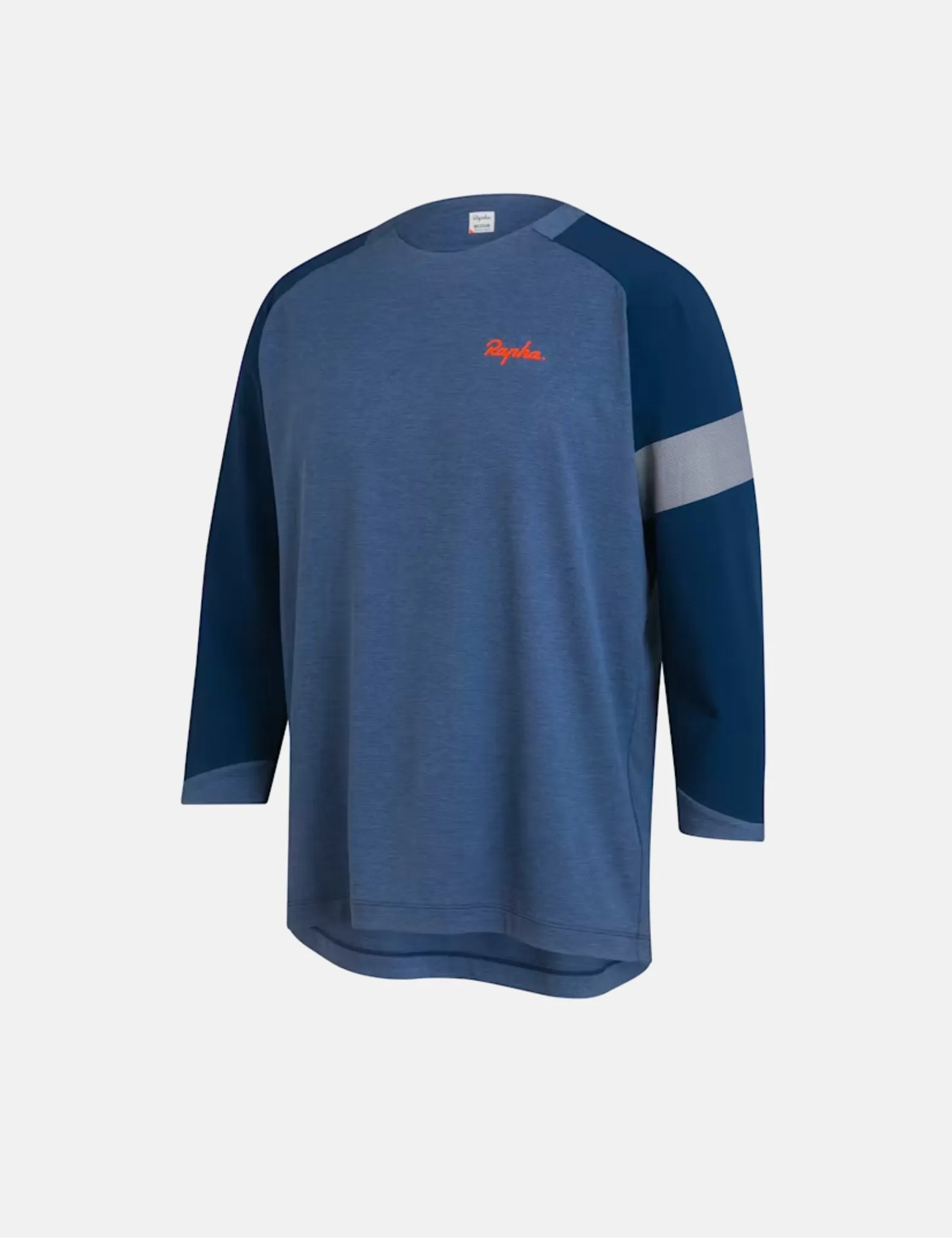 Rapha Men's Trail 3/4 Sleeve Jersey - Navy/Orange sold by Article London product image thumbnail 2