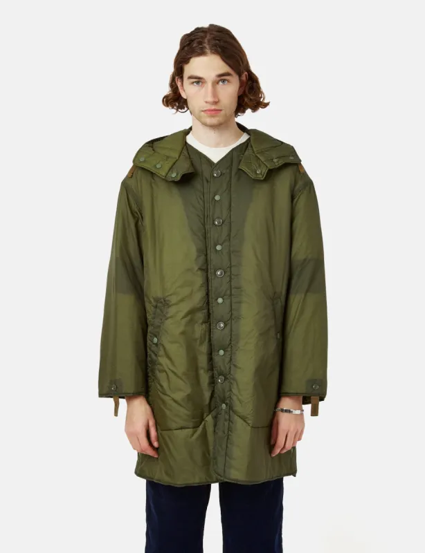 Engineered Garments Liner Jacket (Micro Ripstop) - Olive Green sold by Article London