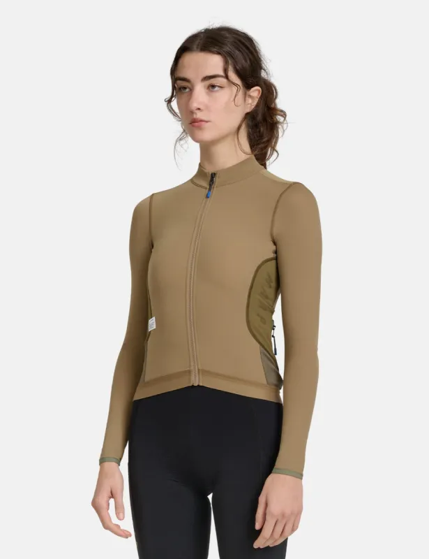 MAAP Womens Alt_Road Long Sleeve Jersey - Dark Desert Yellow sold by Article London