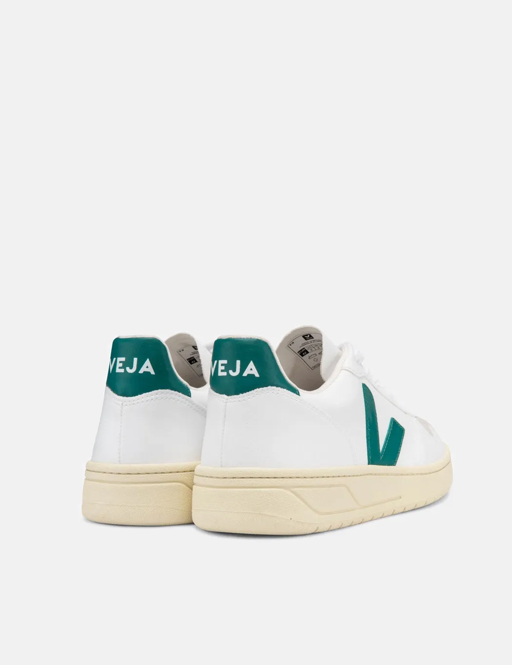 Veja V-10 CWL Trainers (Vegan) - White/Brittany/Butter Sole sold by Article London product image thumbnail 3