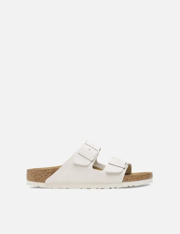 Birkenstock Arizona Sandals LEVE Antique (Regular) - White sold by Article London