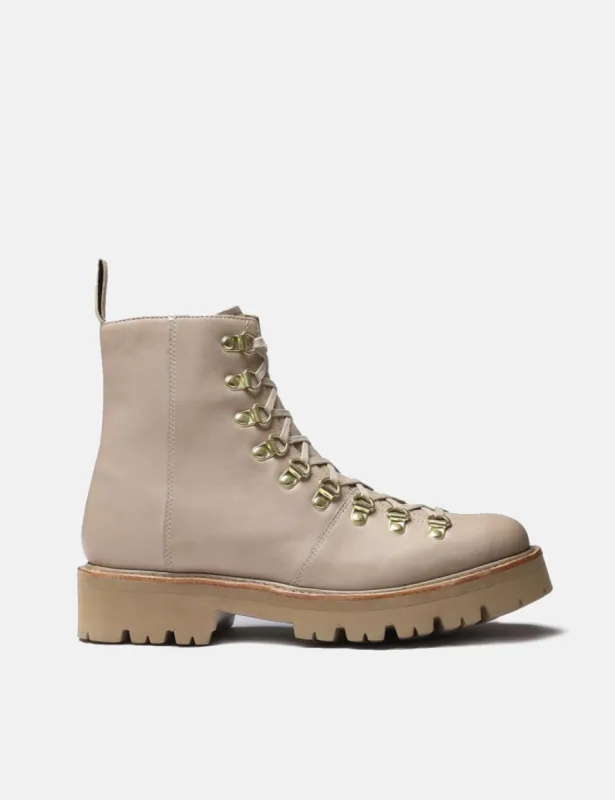 Womens Grenson Nanette Hiker Boot (Leather) - Stone Grey made by Grenson