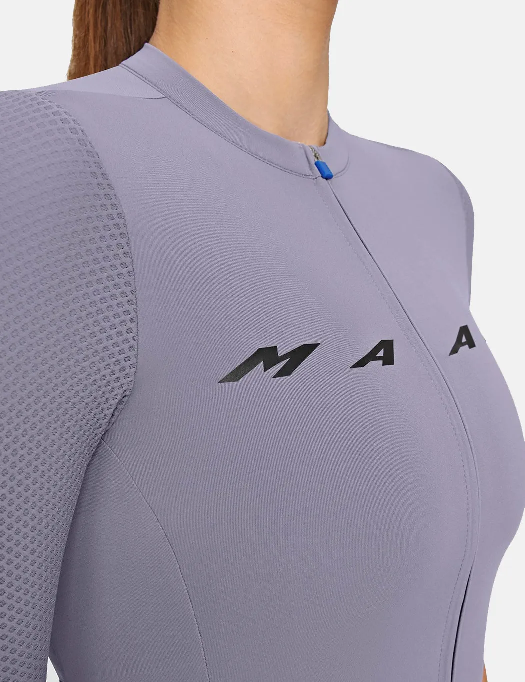 Womens MAAP Evade Pro Base Jersey - Purple Ash sold by Article London product image thumbnail 3