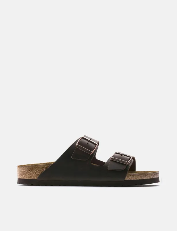 Birkenstock Arizona Oiled Leather Sandals (Regular) - Habana sold by Article London