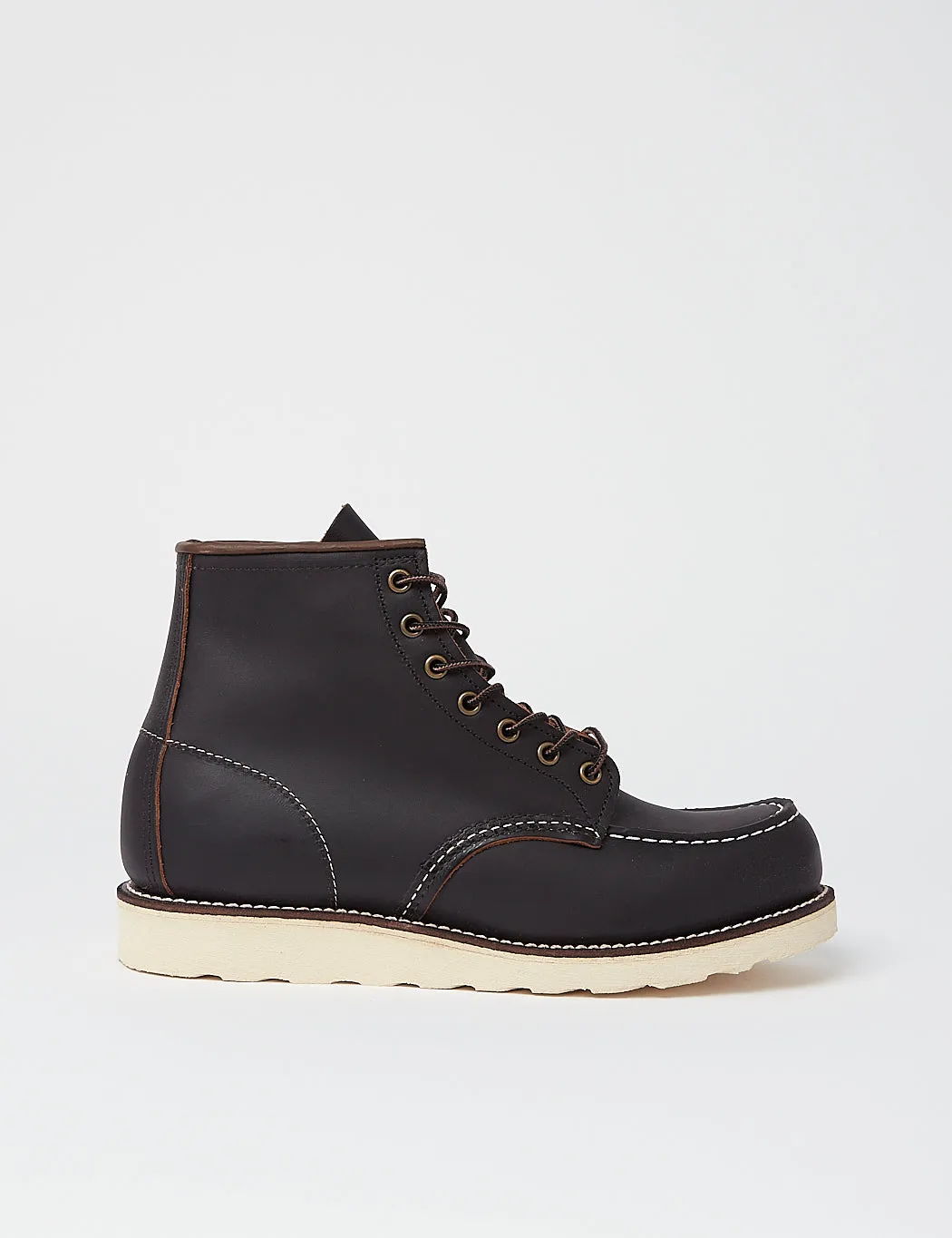 Red Wing Heritage Work 6" Moc Toe Boot (8849) - Black sold by Article London