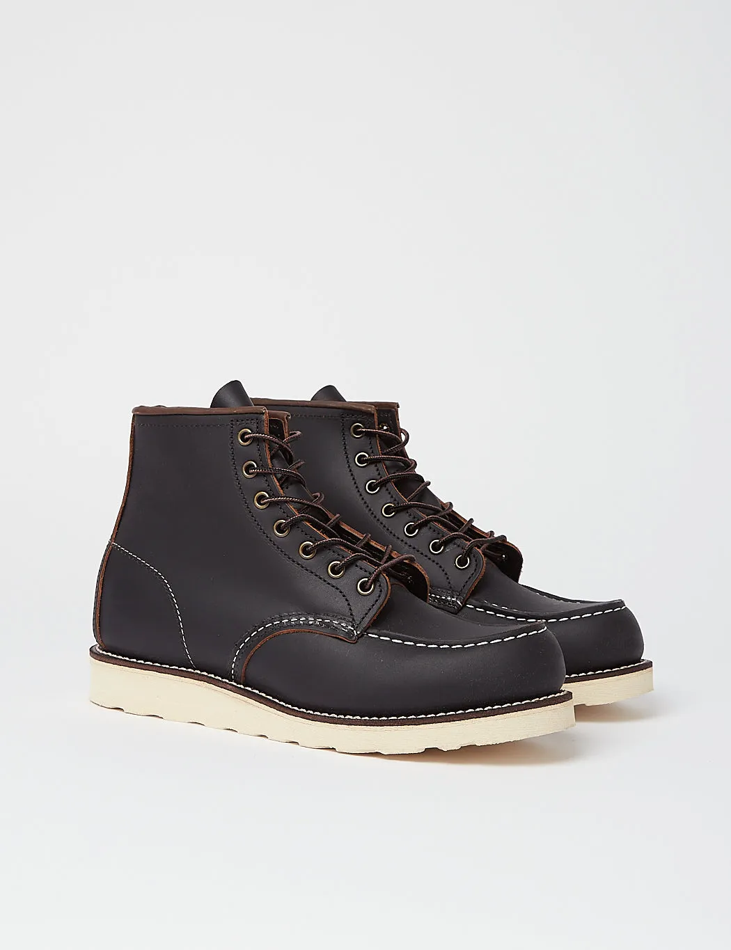 Red Wing Heritage Work 6" Moc Toe Boot (8849) - Black sold by Article London product image thumbnail 4