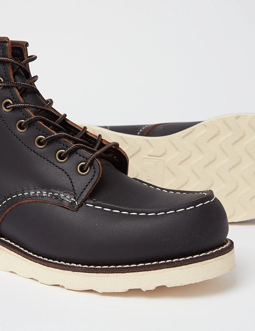 Red Wing Heritage Work 6" Moc Toe Boot (8849) - Black sold by Article London product image thumbnail 2
