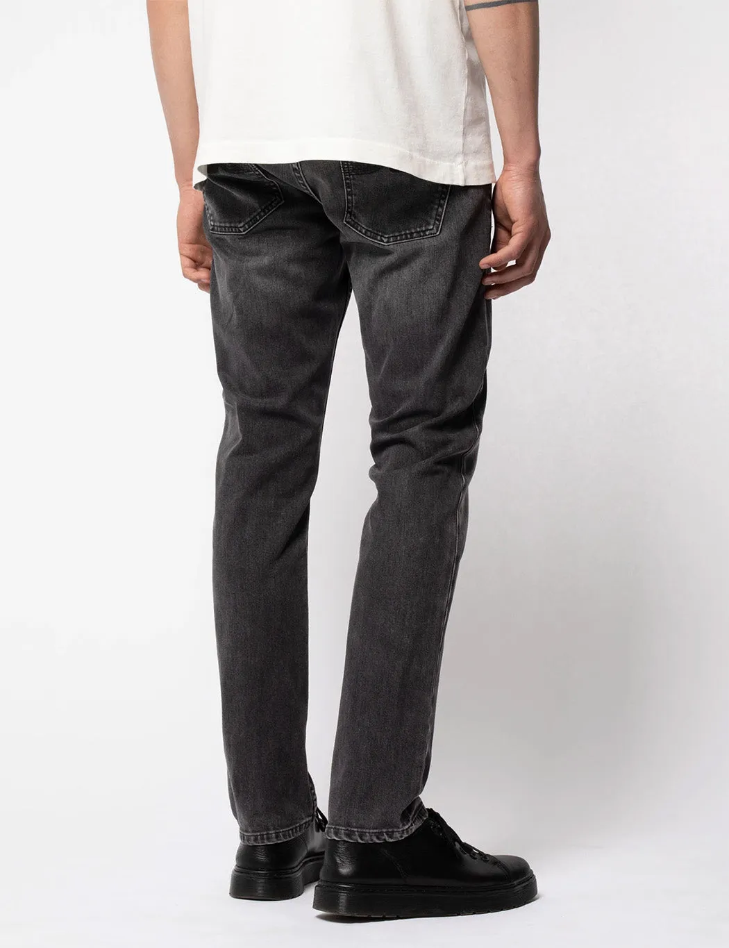 Nudie Lean Dean Jeans (Slim Fit) - Black Eyes sold by Article London product image thumbnail 3