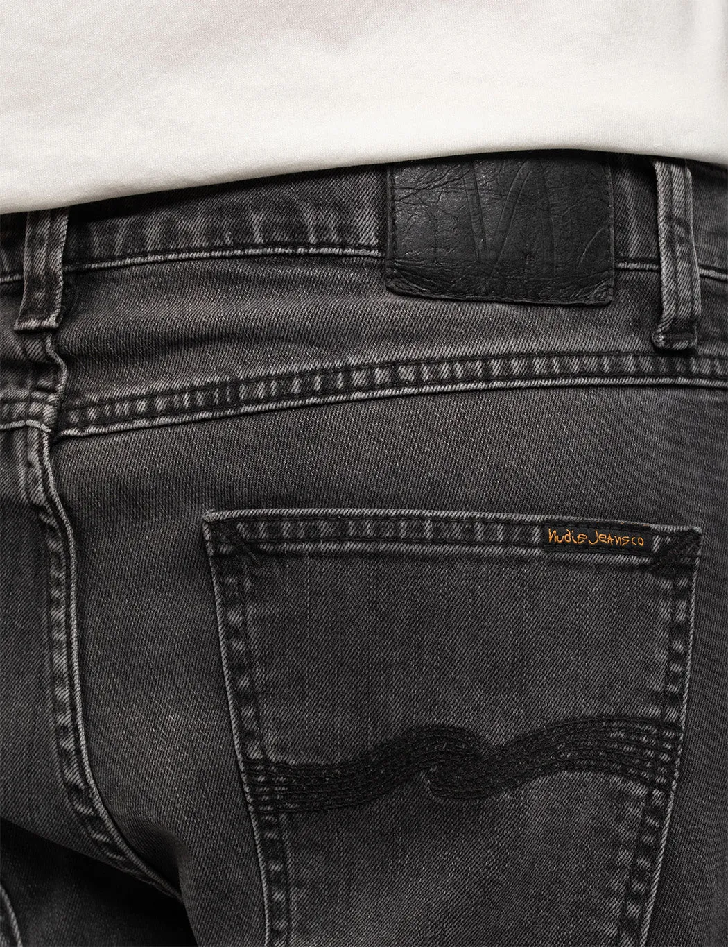 Nudie Lean Dean Jeans (Slim Fit) - Black Eyes sold by Article London product image thumbnail 2