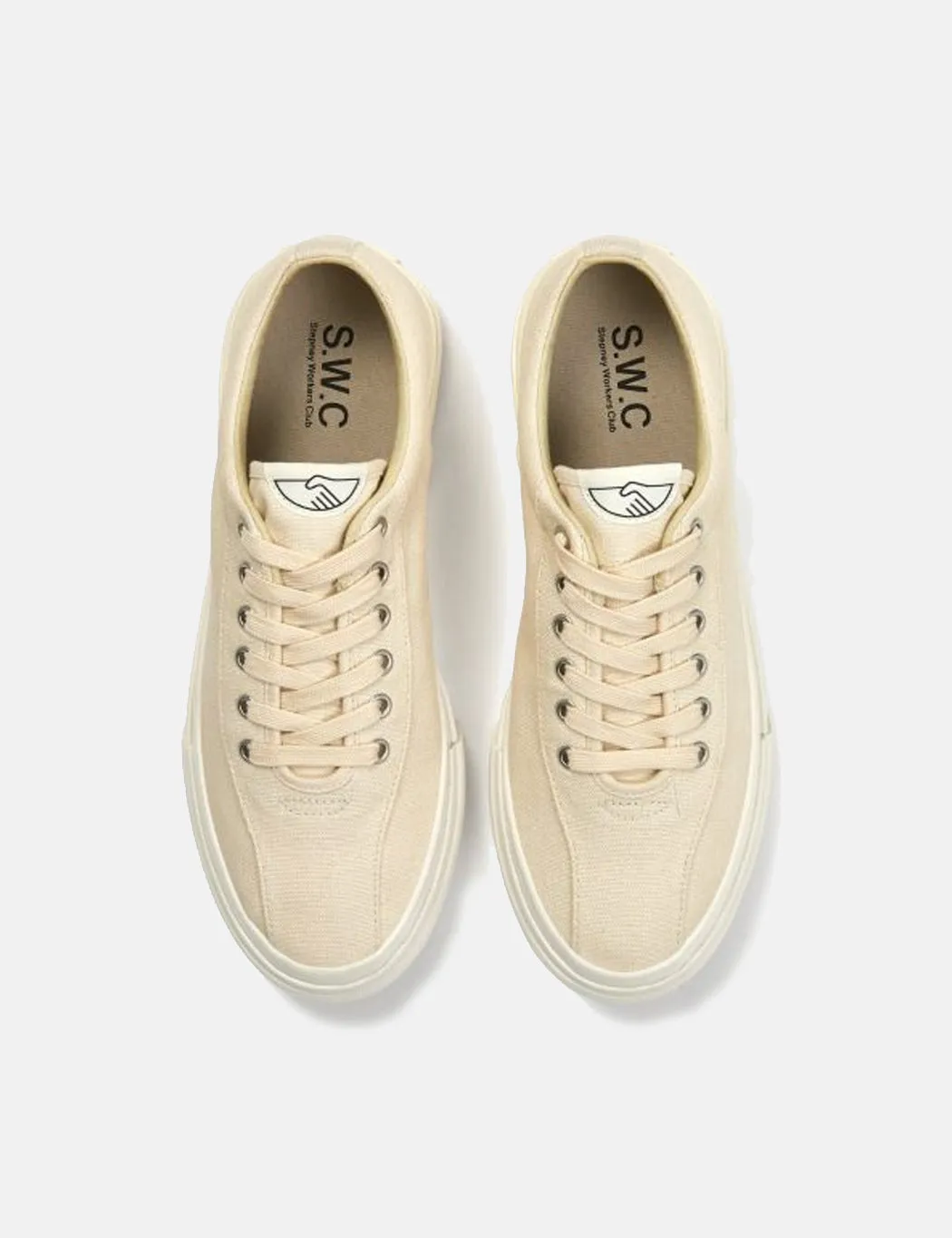 Stepney Workers Club Dellow M (Canvas) - Ecru sold by Article London product image thumbnail 2