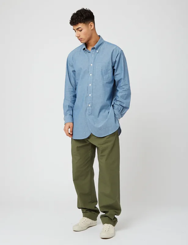 アンセルム　LINENSUEDE DECK PANTS(GREEN Engineered Garments Deck Pant (Relaxed) - Olive Green | Parallel