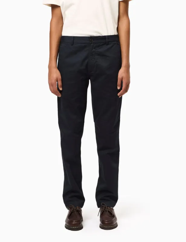 Universal Works Aston Pant (Twill) - Navy Blue sold by Article London