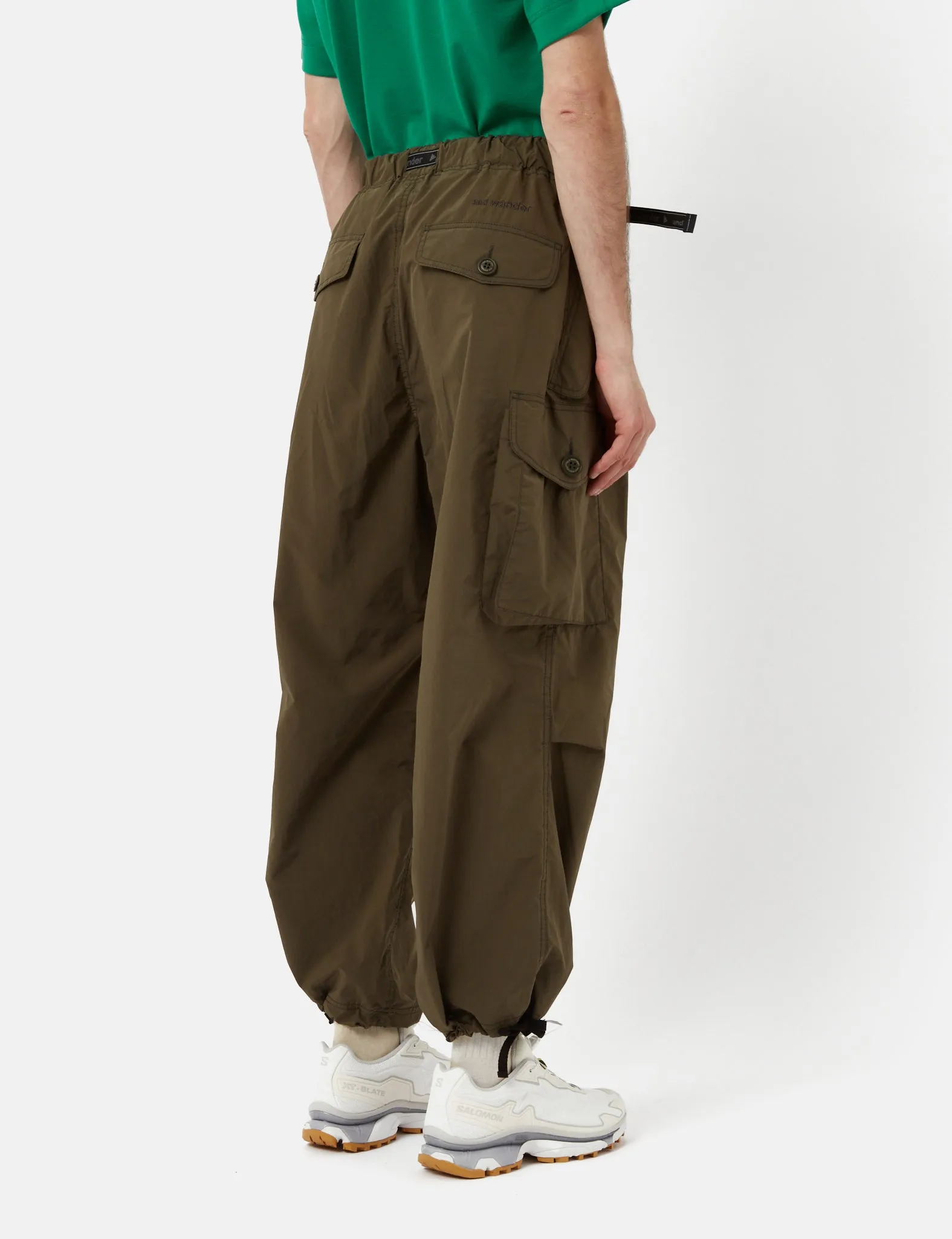 And Wander Oversized Cargo Pants - Khaki Brown sold by Article London product image thumbnail 3
