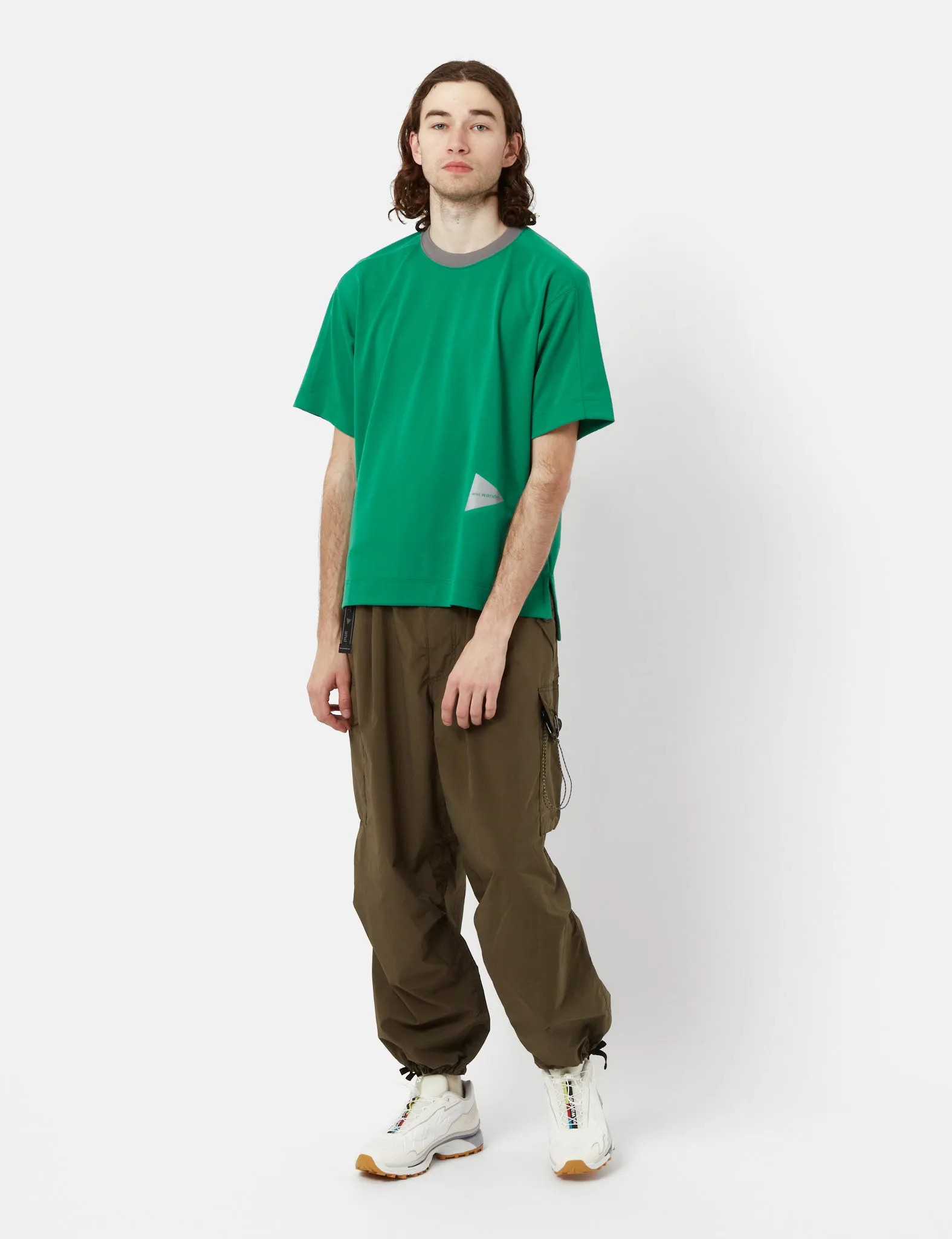 And Wander Oversized Cargo Pants - Khaki Brown sold by Article London product image thumbnail 4
