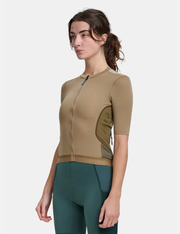 MAAP Womens Alt_Road Jersey - Dark Desert Yellow sold by Article London
