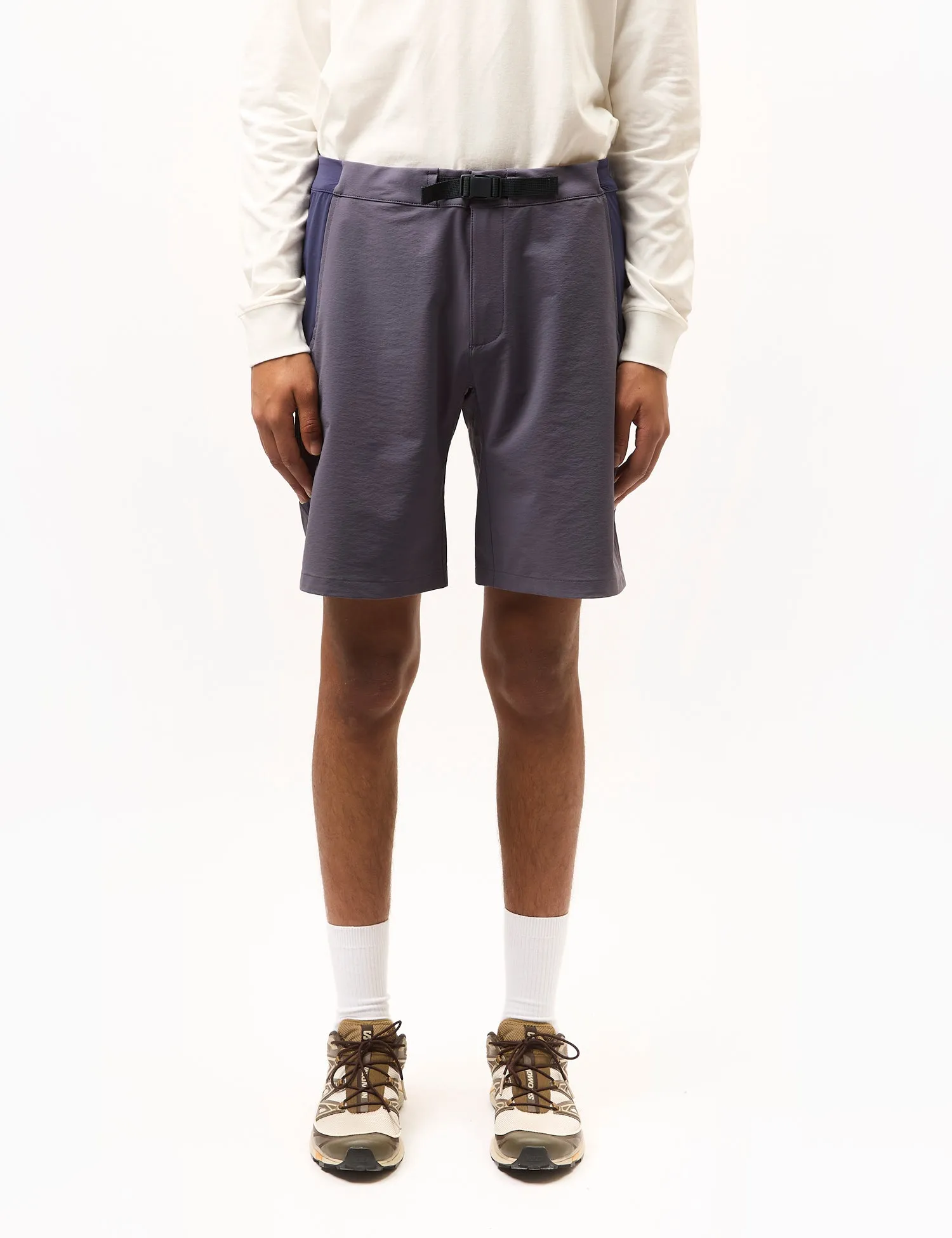 Rapha Men's Explore Shorts - Grey/Navy Purple sold by Article London product image thumbnail 3