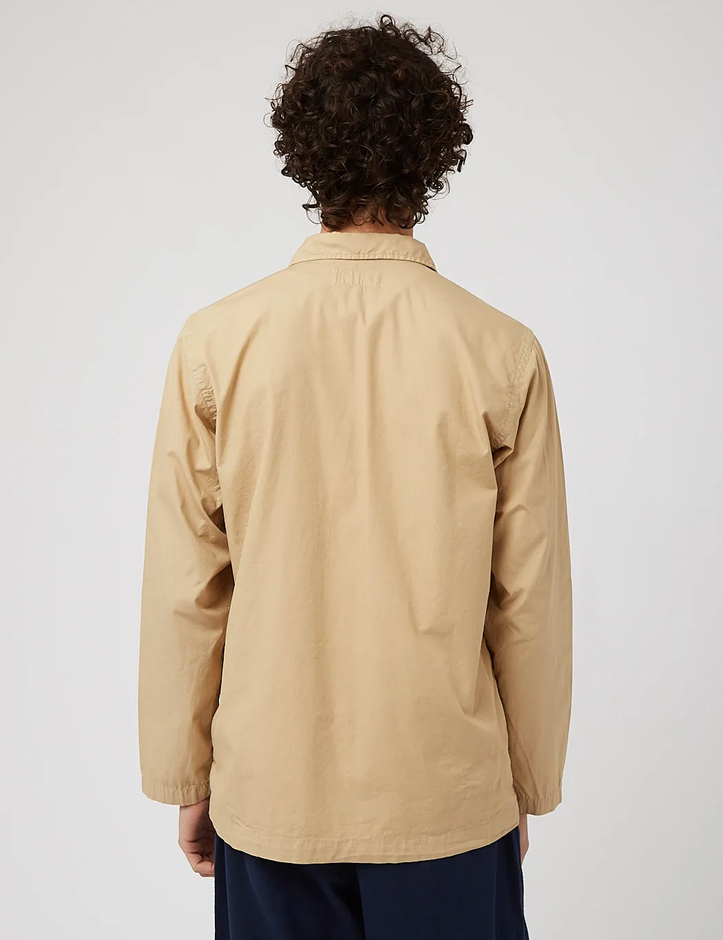 Universal Works Bakers Overshirt - Sand sold by Article London product image thumbnail 4