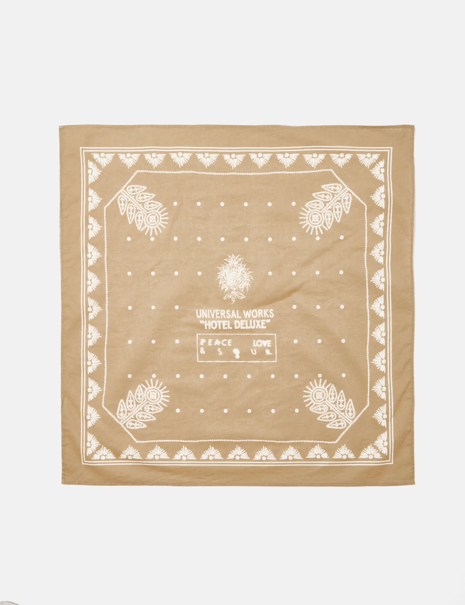 Universal Works Large Neckerchief - Cambric Sand sold by Article London product image thumbnail 3