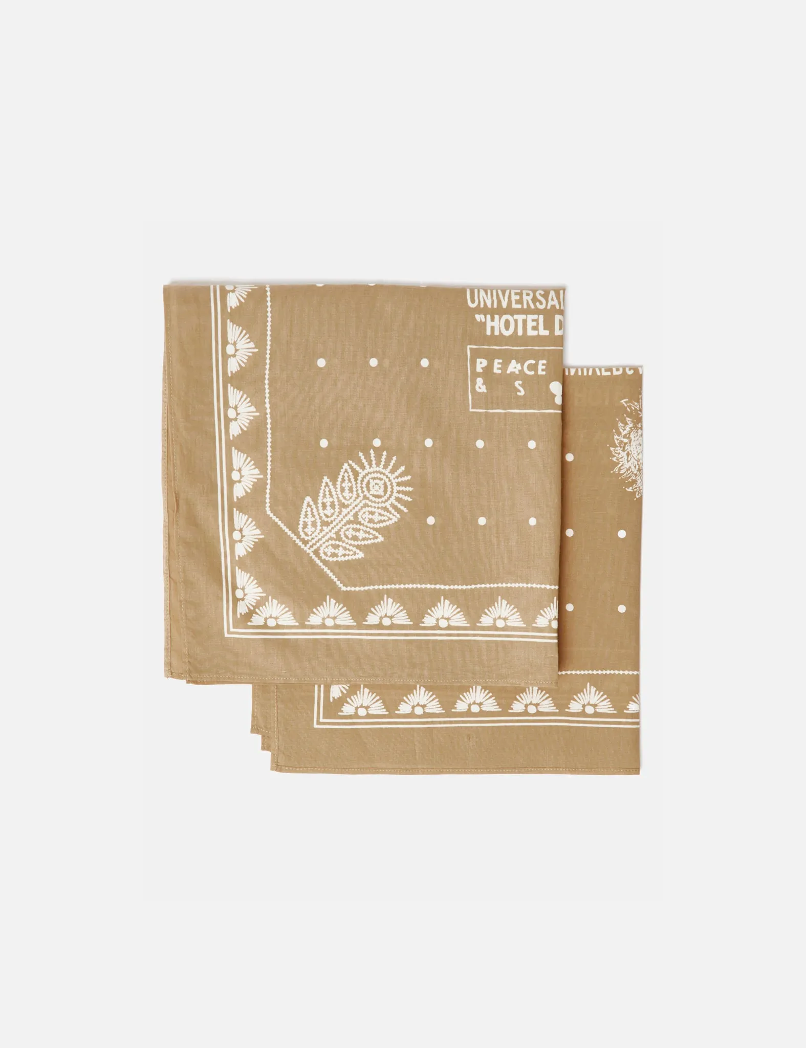 Universal Works Large Neckerchief - Cambric Sand sold by Article London