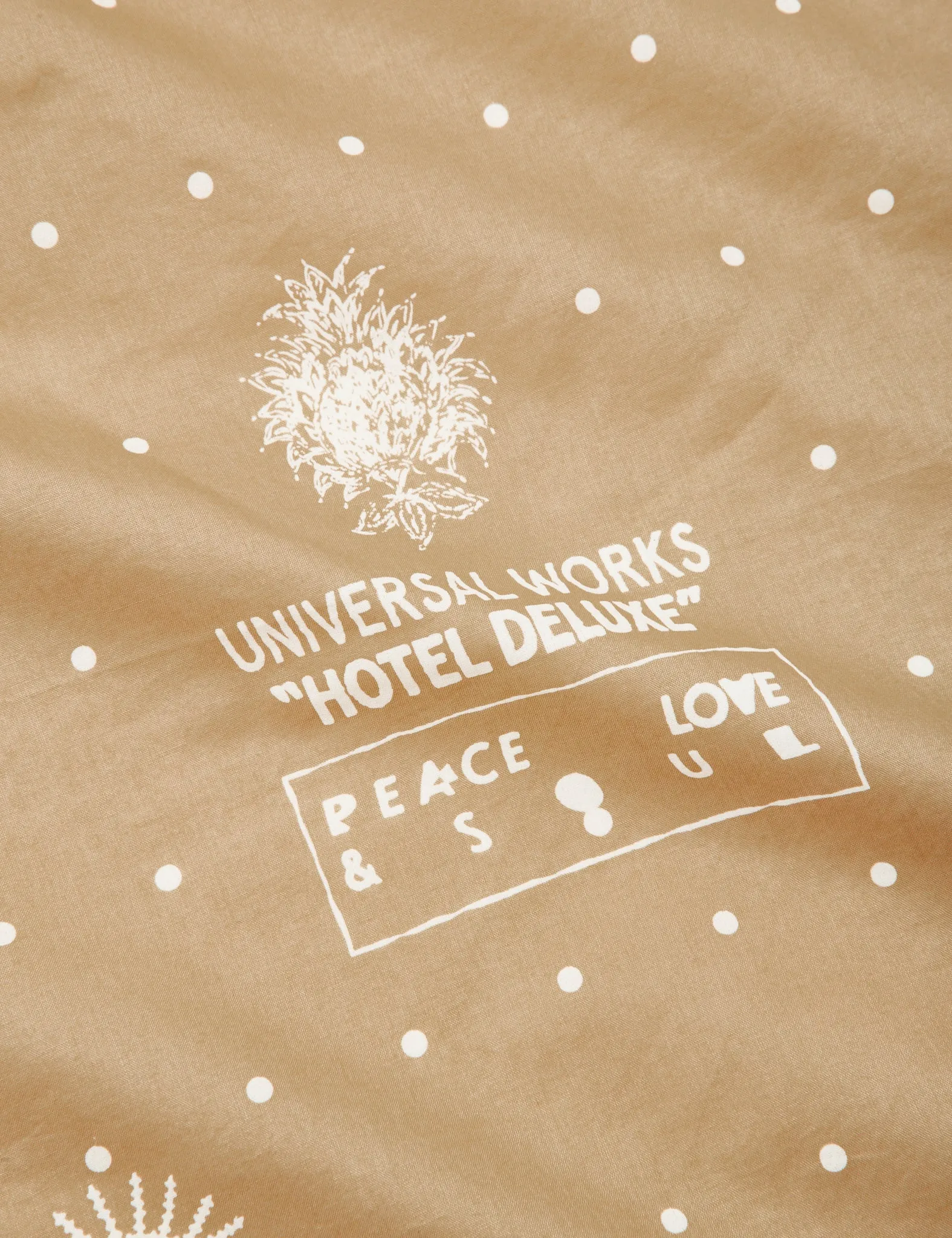 Universal Works Large Neckerchief - Cambric Sand sold by Article London product image thumbnail 2