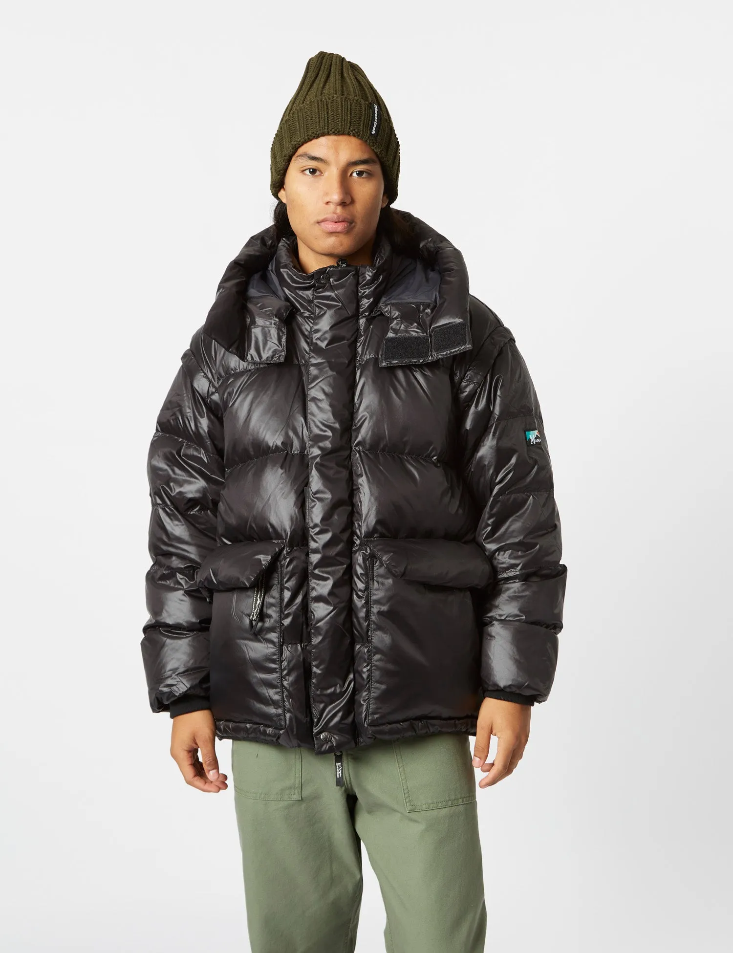Manastash 4Way Down Jacket - Black sold by Article London