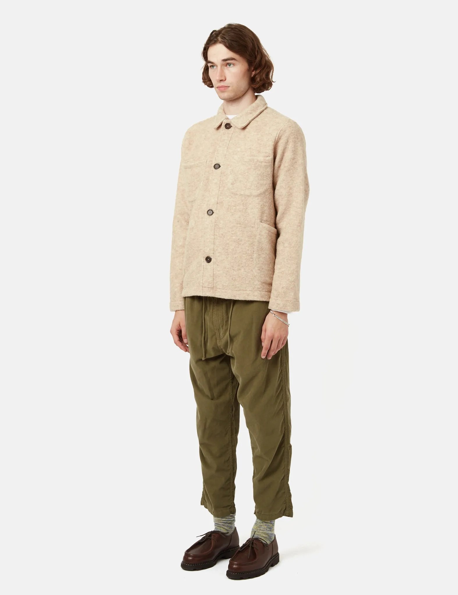 Universal Works Lumber Jacket - Stone Grey sold by Article London product image thumbnail 5