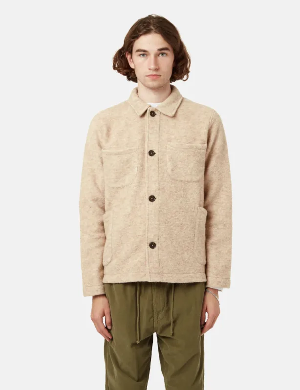 Universal Works Lumber Jacket - Stone Grey sold by Article London