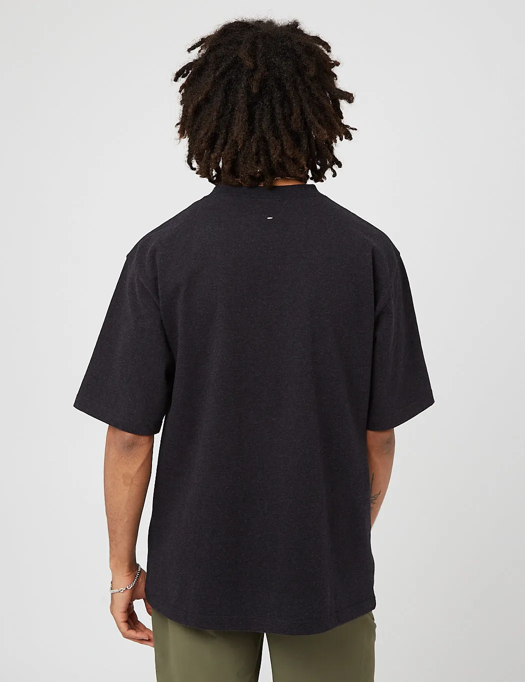 Snow Peak Recycled Cotton Heavy T-Shirt - Black sold by Article London product image thumbnail 4