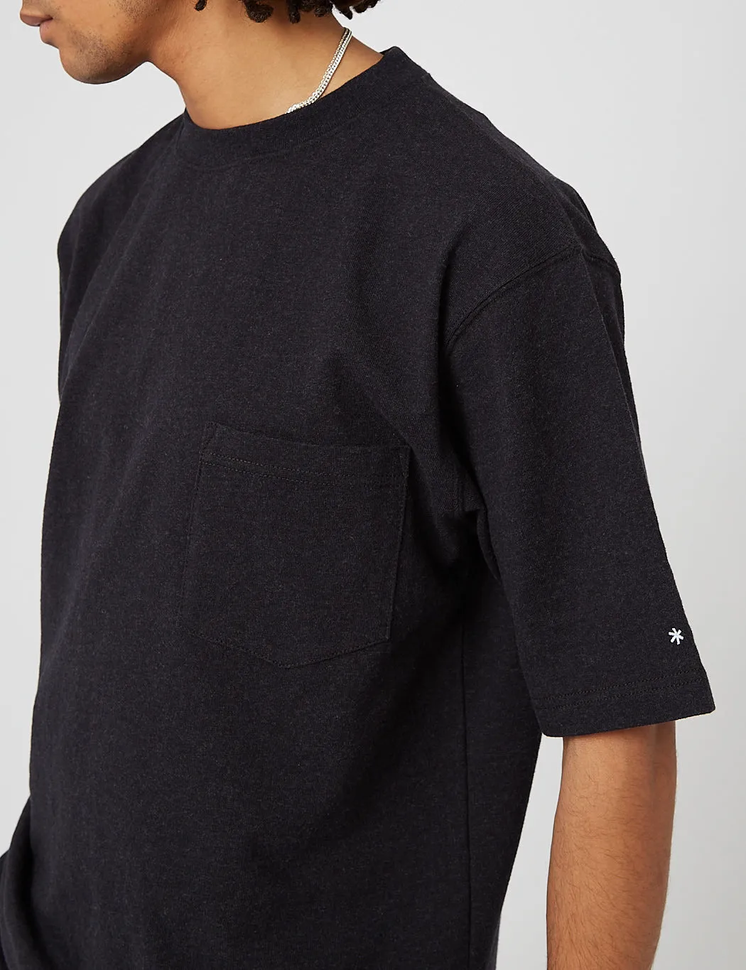 Snow Peak Recycled Cotton Heavy T-Shirt - Black sold by Article London product image thumbnail 2