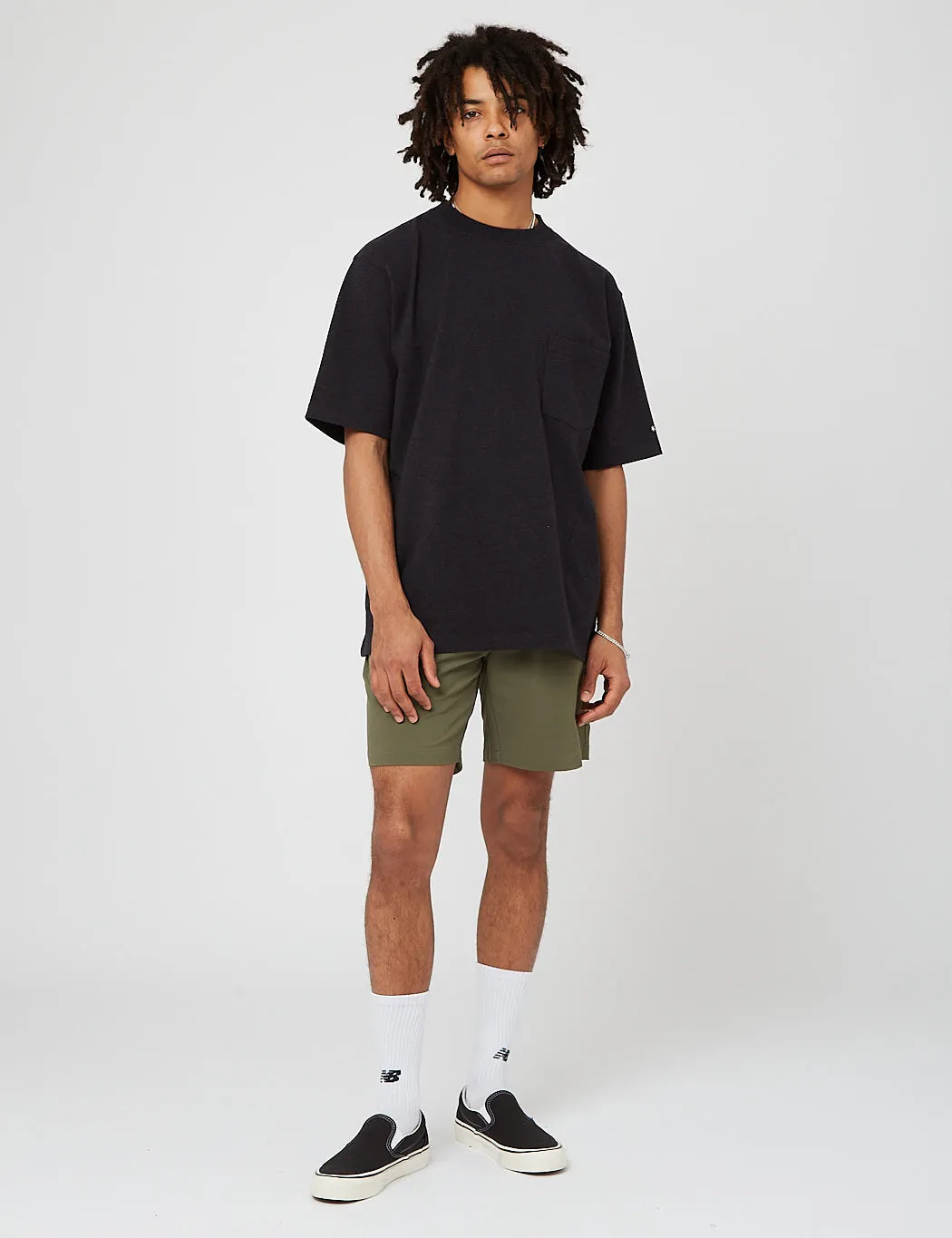 Snow Peak Recycled Cotton Heavy T-Shirt - Black sold by Article London product image thumbnail 3